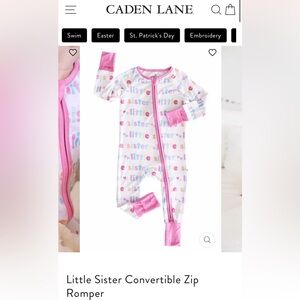 Caden Lane Multicolor Little Sister Footie